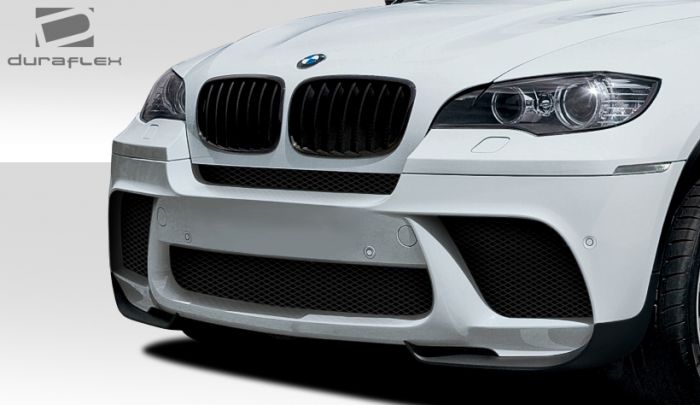 For BMW X6 10-14 Front Bumper Lip Under Air Dam Spoiler M Performance Style