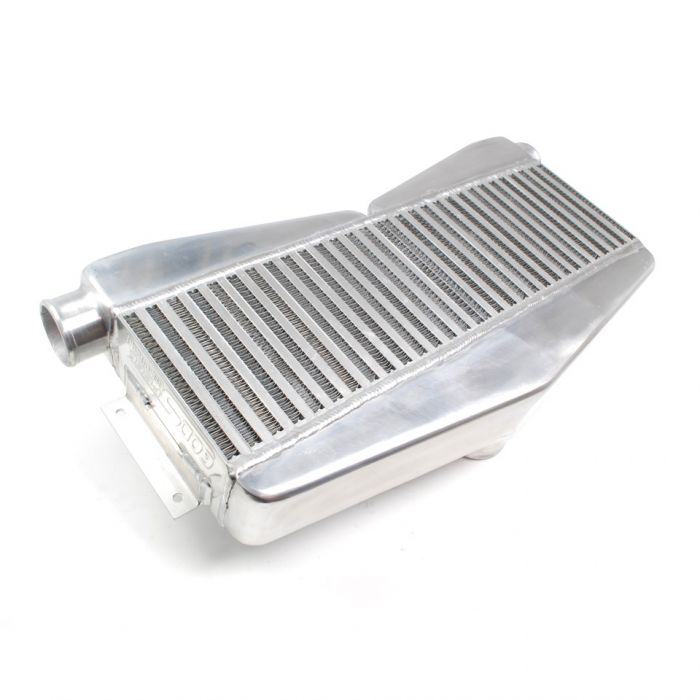 Kgmotors 2-In-1-Out Twin Turbo Bar & Plate Intercooler 3.5" Core Dual 2.5 Inlet 